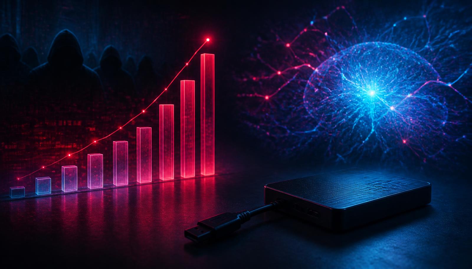 Ransomware surges while AI dominates the conversation